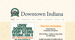 Desktop Screenshot of downtownindiana.org